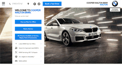 Desktop Screenshot of coopermaltonbmw.co.uk